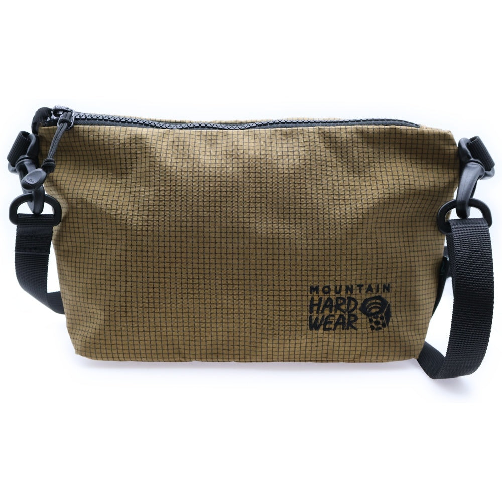 MOUNTAIN HARD WEAR(マウンテン ハード ウエア) ロゴ刺繍 ナイロン ショルダーポーチ バッグ ブラウン