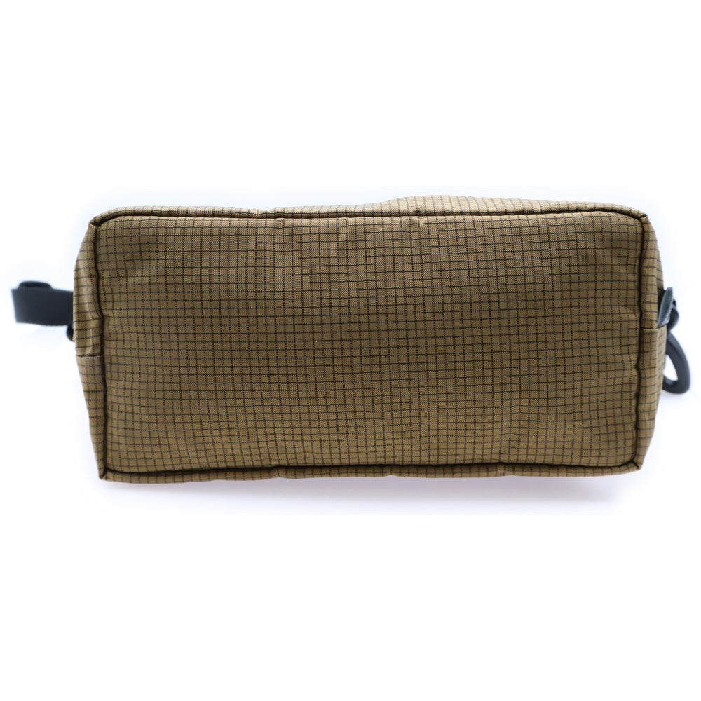 MOUNTAIN HARD WEAR(マウンテン ハード ウエア) ロゴ刺繍 ナイロン ショルダーポーチ バッグ ブラウン