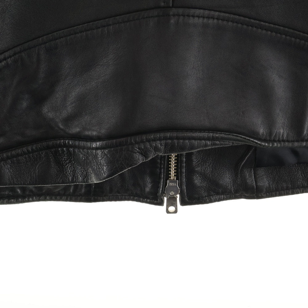 UNITED TOKYO(ユナイテッド トウキョウ) シープスキン シングルライダースジャケット ブラック 405352001