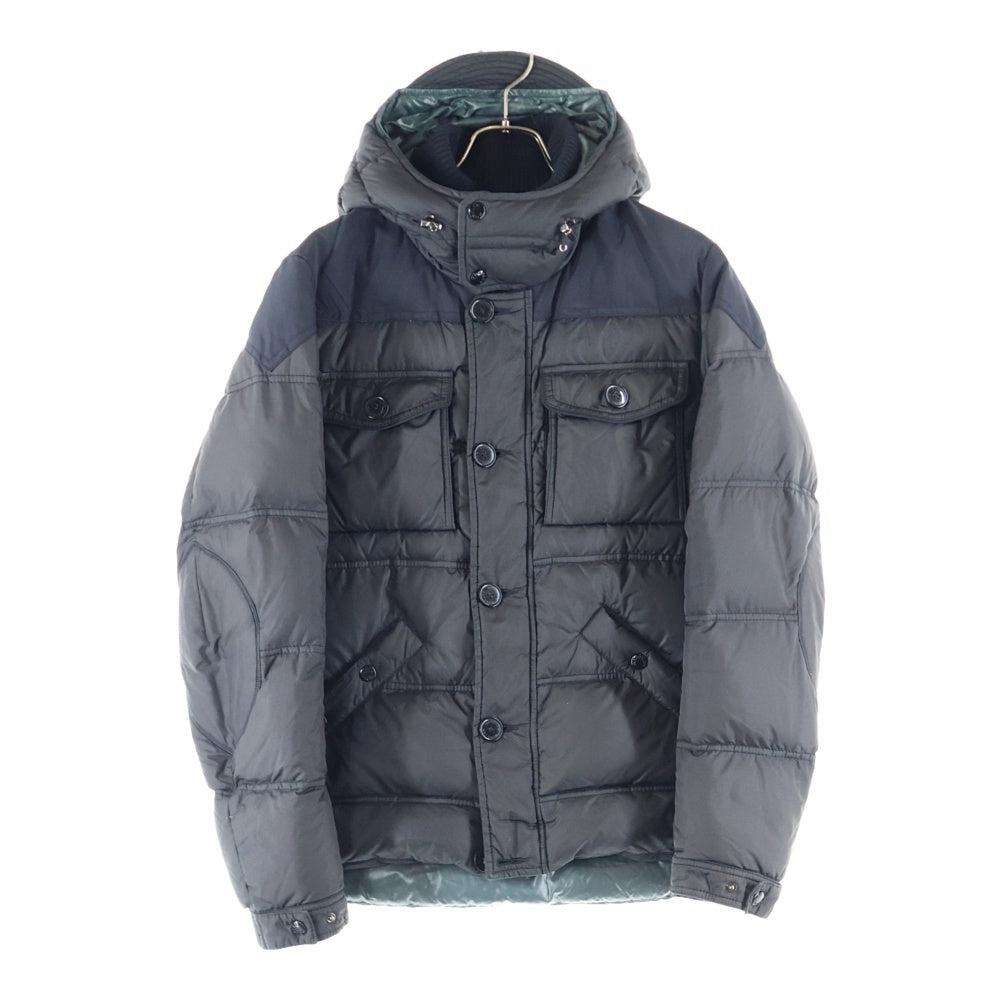 MONCLER(モンクレール) ROUSSEAU GIUBBOTTO マルチポケット フーデッドダウンジャケット ブラック 020914134500 69833