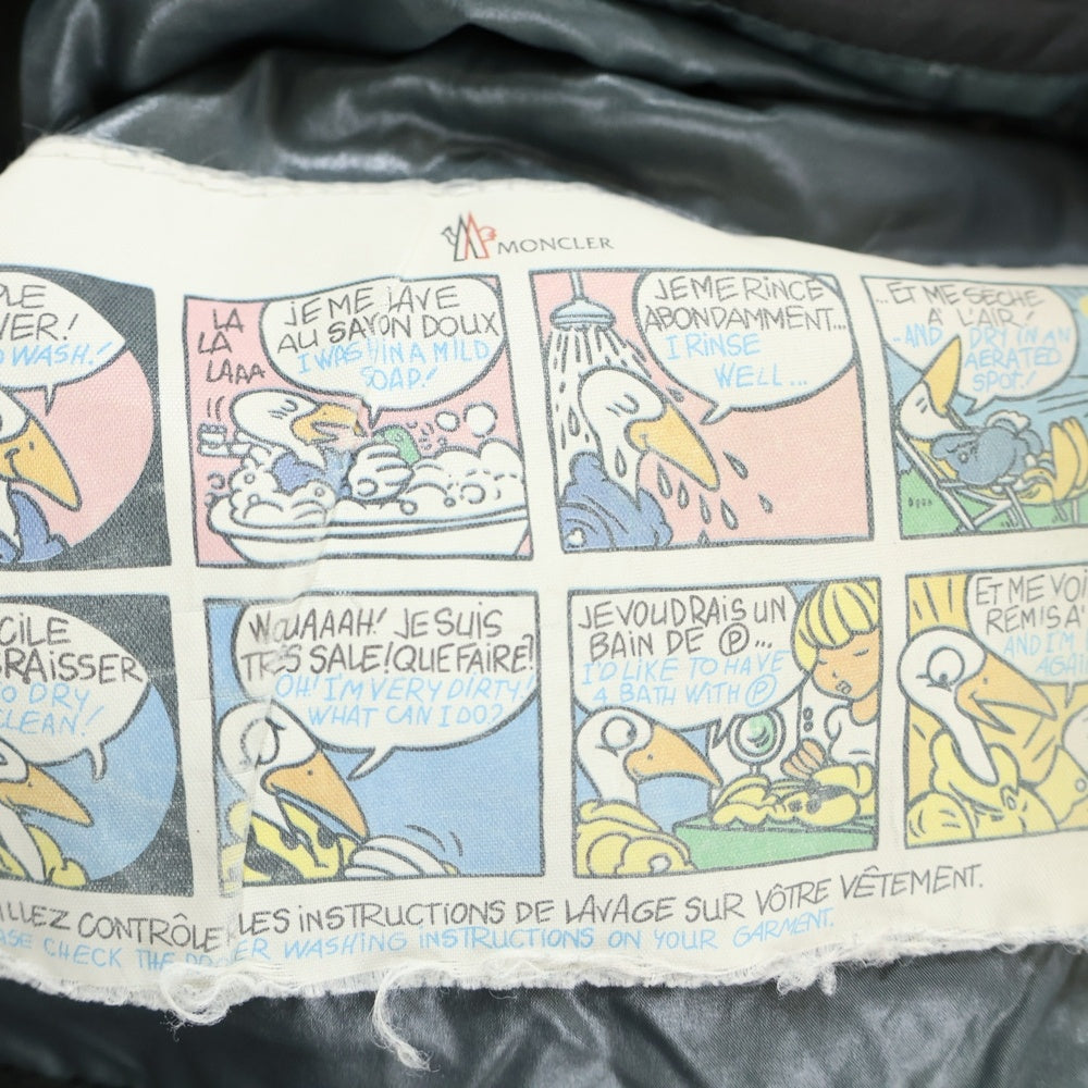 MONCLER(モンクレール) ROUSSEAU GIUBBOTTO マルチポケット フーデッドダウンジャケット ブラック 020914134500 69833