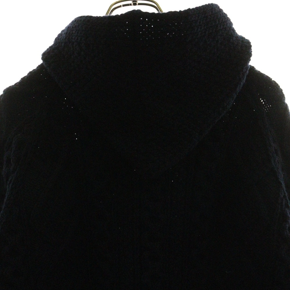 Athena Designs(アテナデザイン) Athena Designs アテナデザイン アイルランド製 ウールニット カーディガン ネイビー