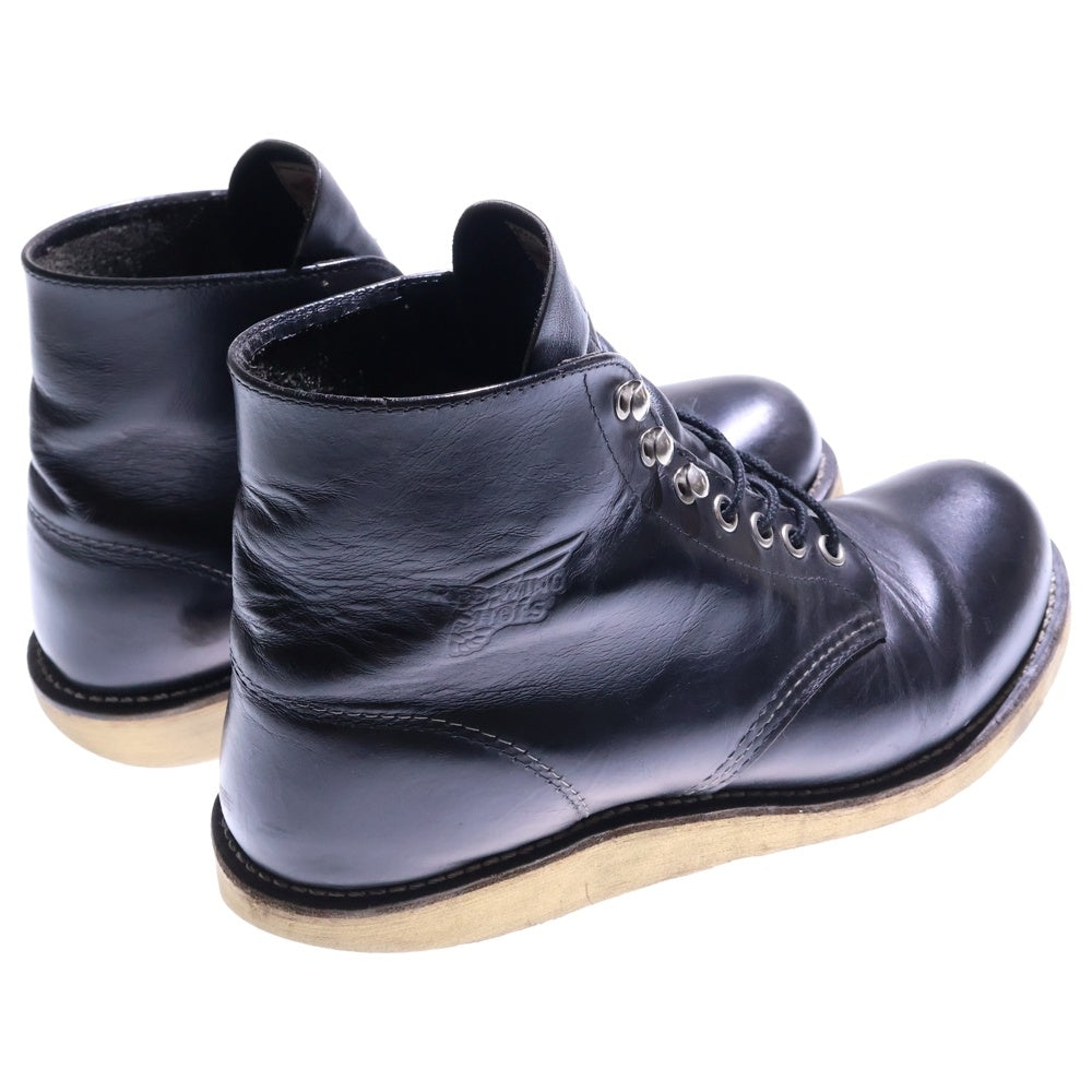 RED WING(レッド ウイング) 8165 6-inch Classic Round 6インチ クラシック ラウンドトゥ ワークハイカットブーツ ブラック