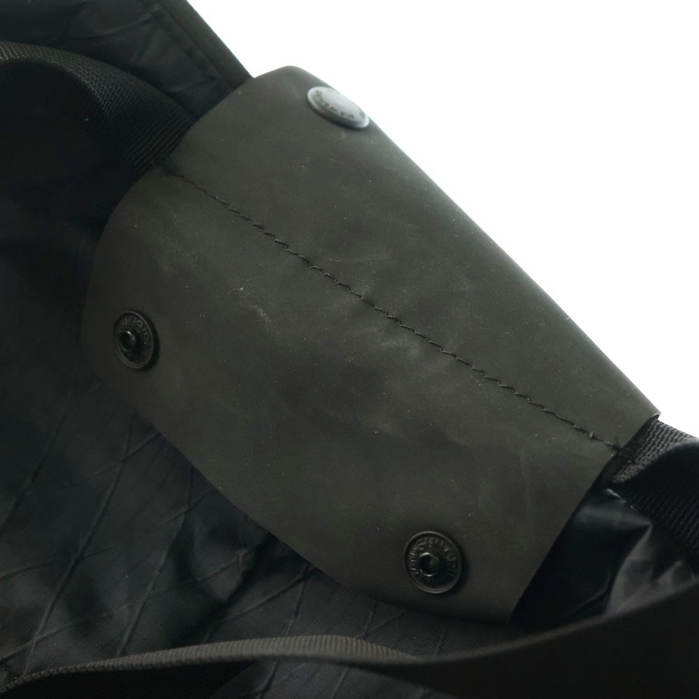 and wander(アンドワンダー) X-PAC 45L TOTE BAG ポリナイロン リフレクターロゴ トートバッグ ブラック 574-3975091