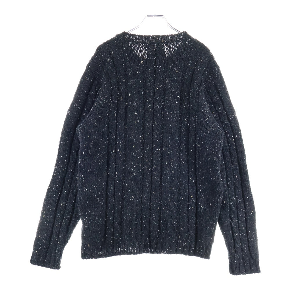 HOWLiN'(ハウリン) アイルランド ウールニット セーター ブラック G152HWKPO10