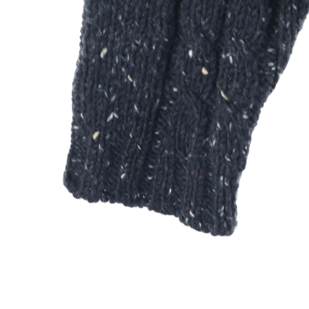 HOWLiN'(ハウリン) アイルランド ウールニット セーター ブラック G152HWKPO10