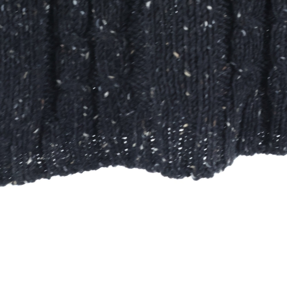 HOWLiN'(ハウリン) アイルランド ウールニット セーター ブラック G152HWKPO10