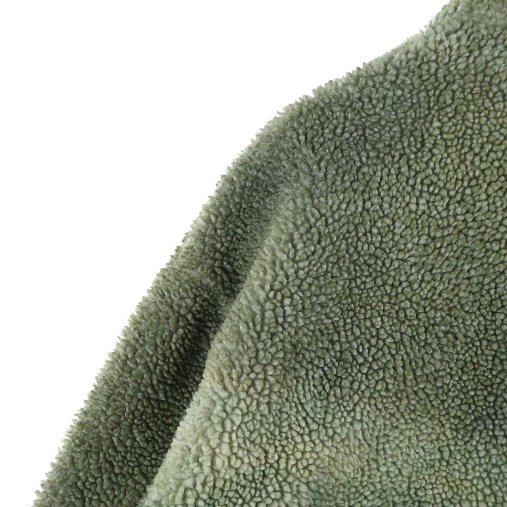 CACTUS PLANT FLEAMARKET CPFM(カクタス プラント フリーマーケット シーピーエフエム) SWAMP COWBOY PULLOVER FLEECE スワンプ カウボーイプルオーバーフリース ボアブルゾン グリーン