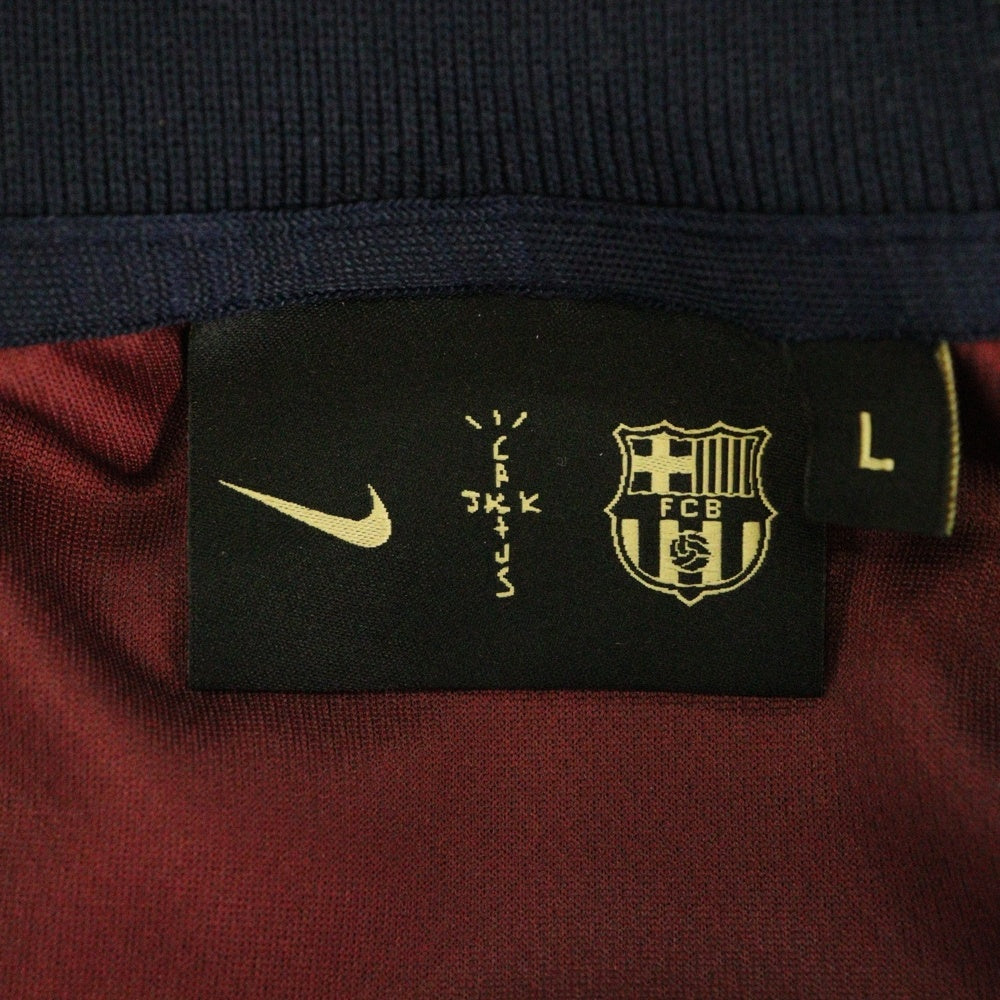 Cactus Jack(カクタスジャック) ×NIKE ×FC BARCELONA GAME JERSEY ナイキ FCバルセロナ 半袖ゲームシャツ ネイビー/レッド
