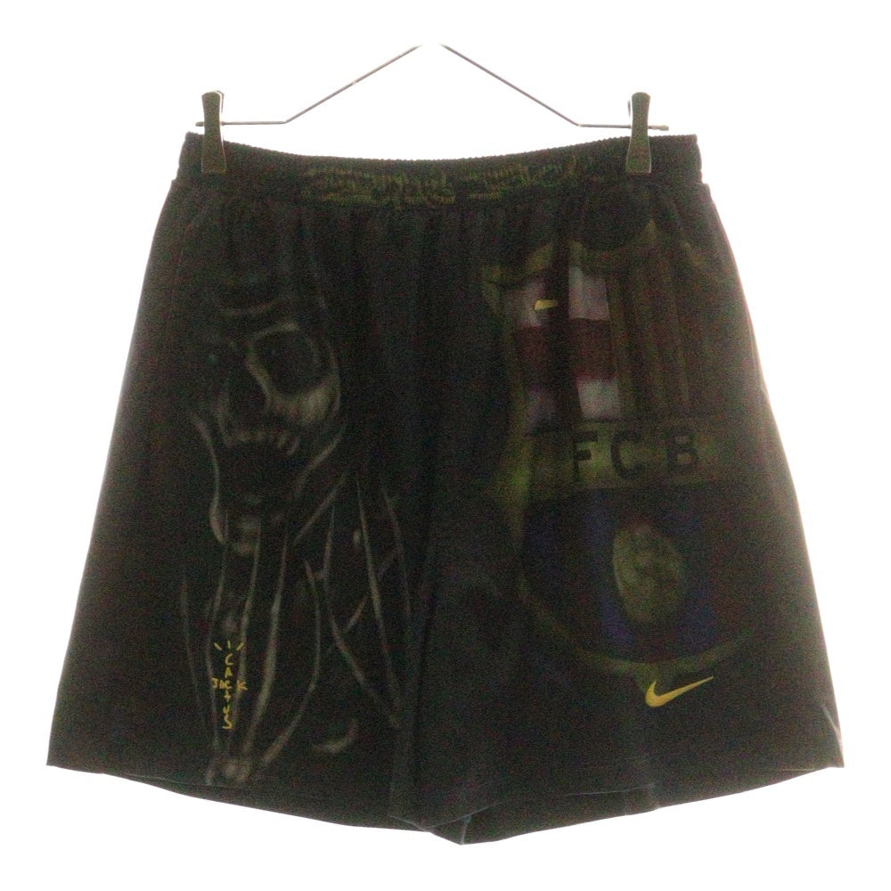 Cactus Jack(カクタスジャック) ×NIKE ×FC BARCELONA SKELETON HOME SHORT ナイキ FCバルセロナ スケルトンプリント ゲームショーツ ショートパンツ ネイビー