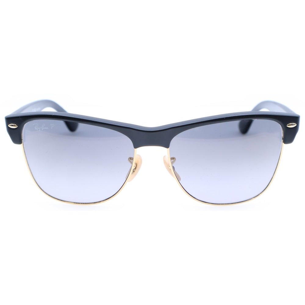 Ray Ban(レイバン) CLUBMASTER OVERSIZED クラブマスター オーバーサイズ スクエアフレーム カラーレンズ サングラス ブラック/ゴールド RB4175