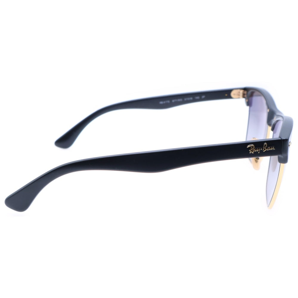 Ray Ban(レイバン) CLUBMASTER OVERSIZED クラブマスター オーバーサイズ スクエアフレーム カラーレンズ サングラス ブラック/ゴールド RB4175