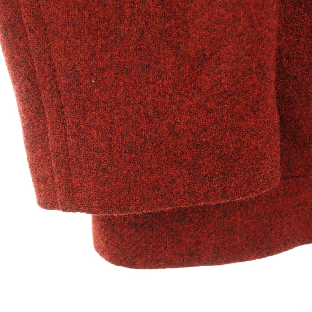 PS Paul Smith(ピーエスバイポールスミス) MOON社製 ダブルブレスト ウール ピーコート レッド PP-KS-31603