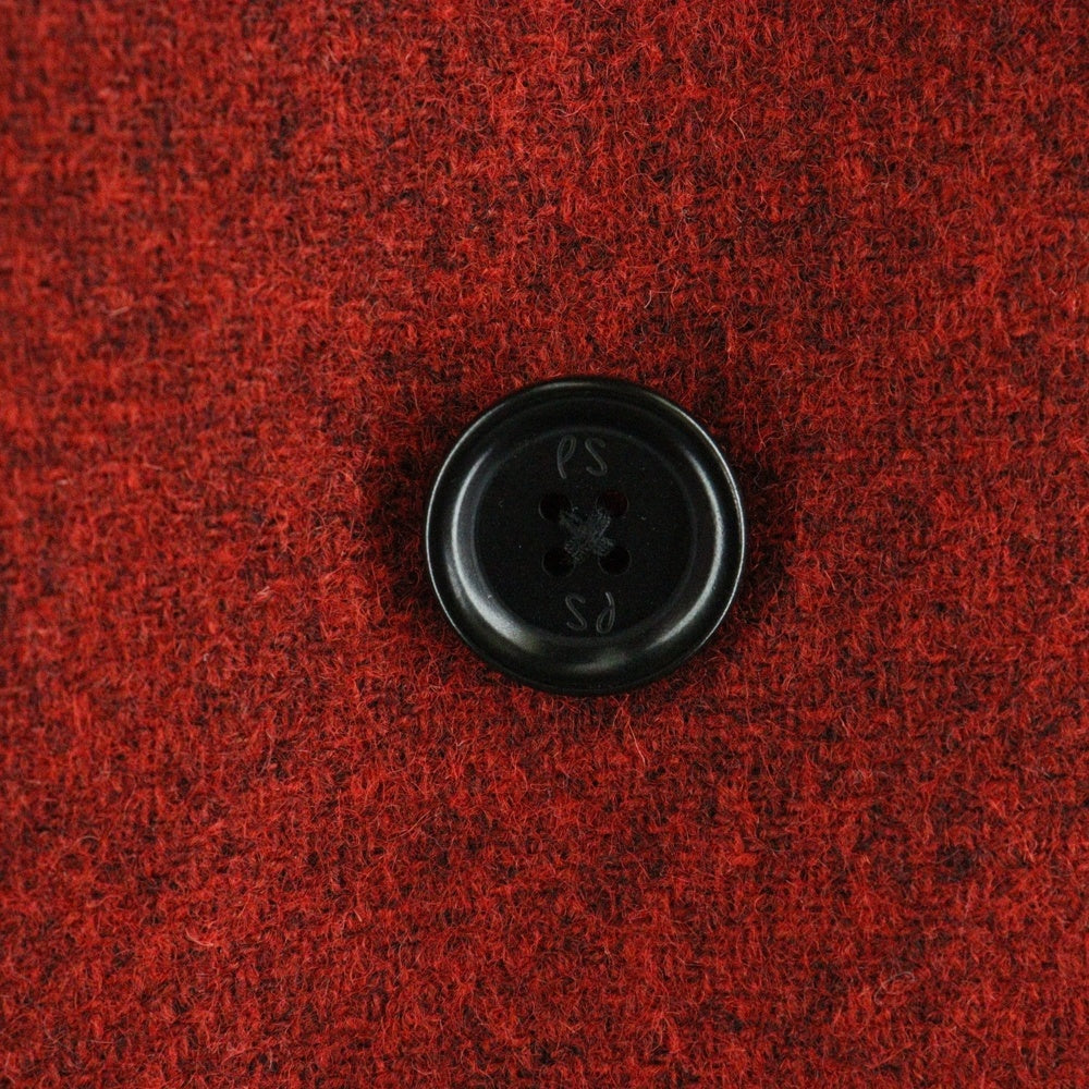 PS Paul Smith(ピーエスバイポールスミス) MOON社製 ダブルブレスト ウール ピーコート レッド PP-KS-31603