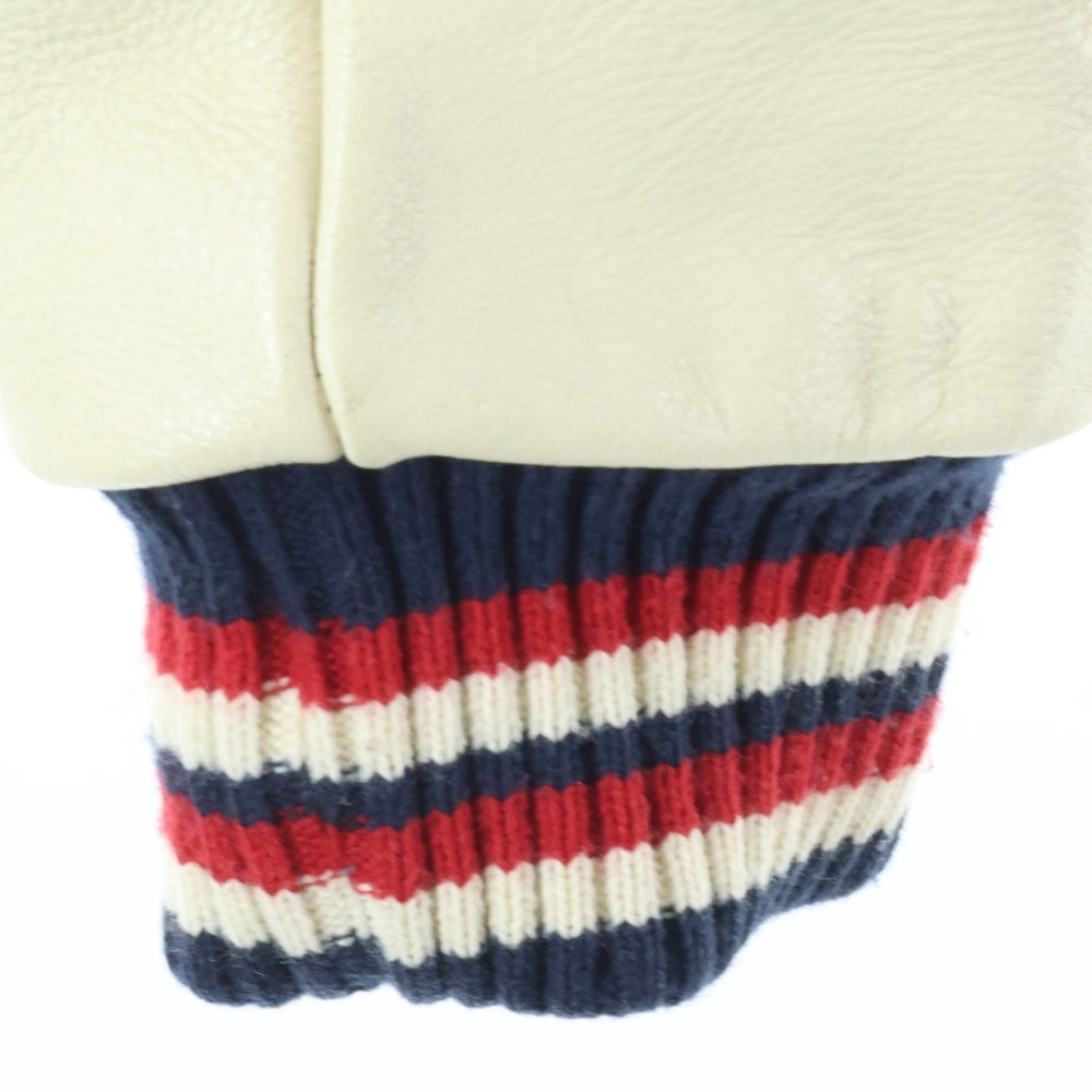 TEDMAN TED COMPANY(テッドマン テッドカンパニー) 200着限定 シリアルナンバー86 パイルパッチ スタジアム ジャンパー ブルゾン ジャケット ネイビー TDJ-18000