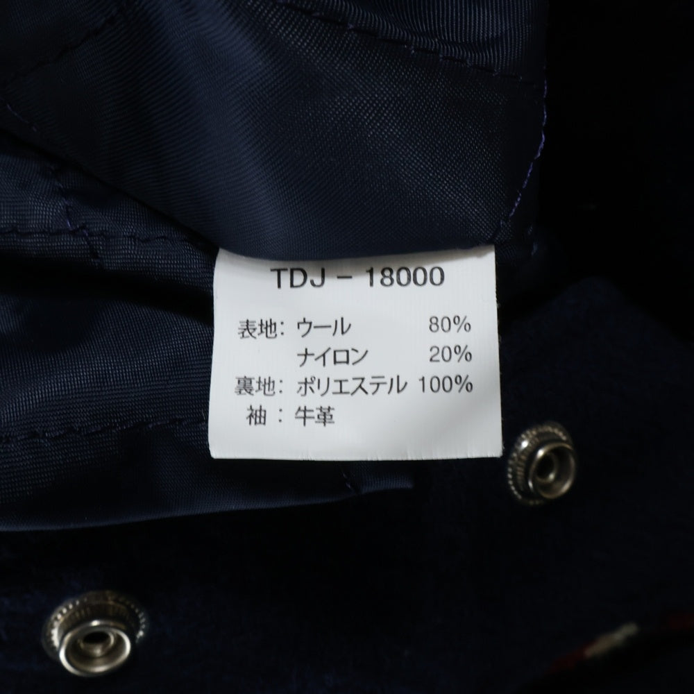 TEDMAN TED COMPANY(テッドマン テッドカンパニー) 200着限定 シリアルナンバー86 パイルパッチ スタジアム ジャンパー ブルゾン ジャケット ネイビー TDJ-18000