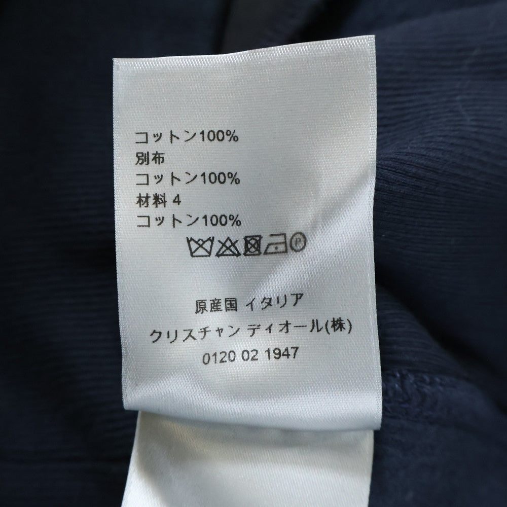 DIOR(ディオール) TERRY OBLIQUE COTTON HOODIE テリー オブリーク コットン フーデッド パーカー スウェット ネイビー 113J631A0684