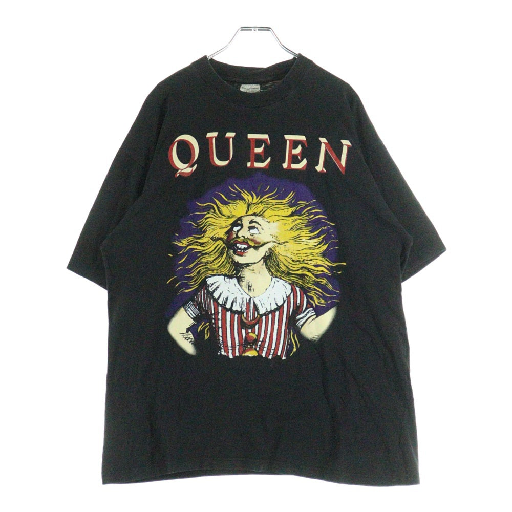 VINTAGE(ヴィンテージ) 90S QUEEN INNUENDO クイーン イニュエンドウ プリント クルーネック 半袖Tシャツ カットソー ブラック