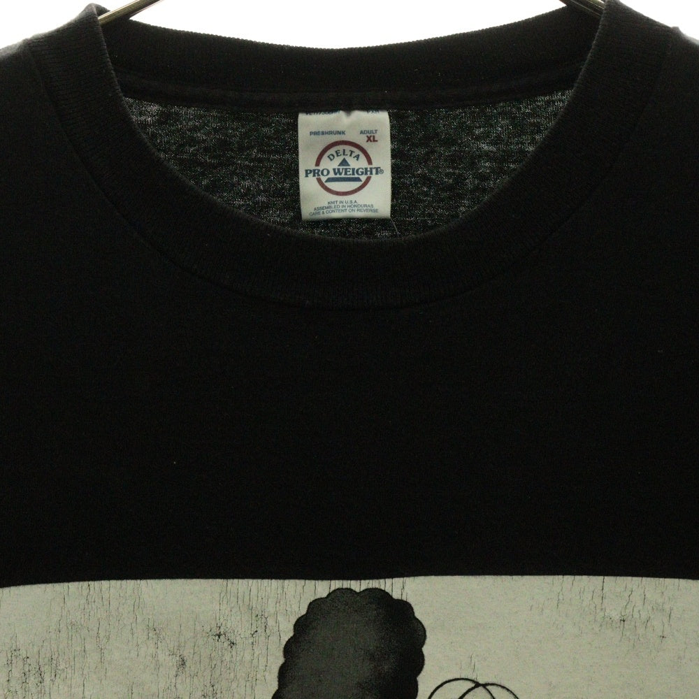 VINTAGE(ヴィンテージ) 90S THE SIMPSONS SOPRANOS PARODY シンプソンズ ソプラノズ パロディ プリント クルーネック 半袖Tシャツ カットソー ブラック