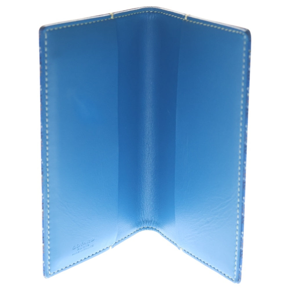 GOYARD(ゴヤール) カスティリオーネ PVC レザー 手帳カバー ブルー