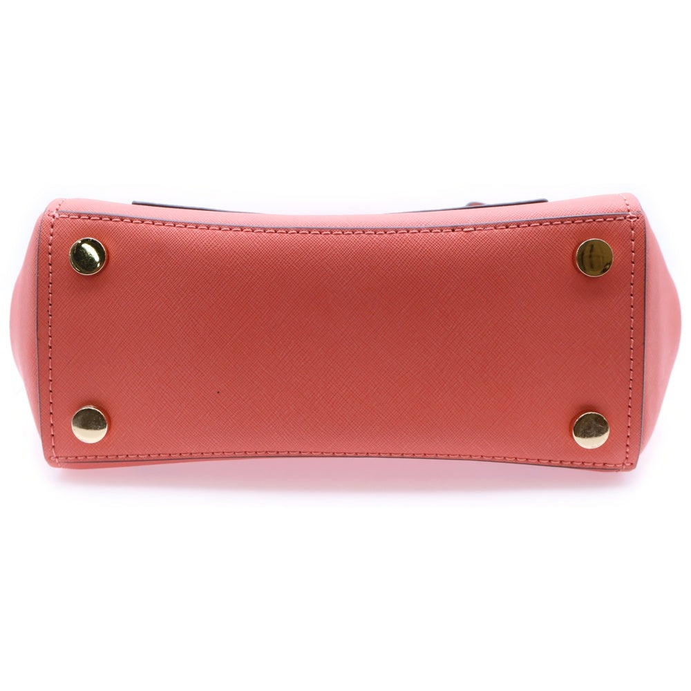 MICHAEL KORS(マイケルコース) 2WAY レザー ハンド ショルダー バッグ オレンジ レディース