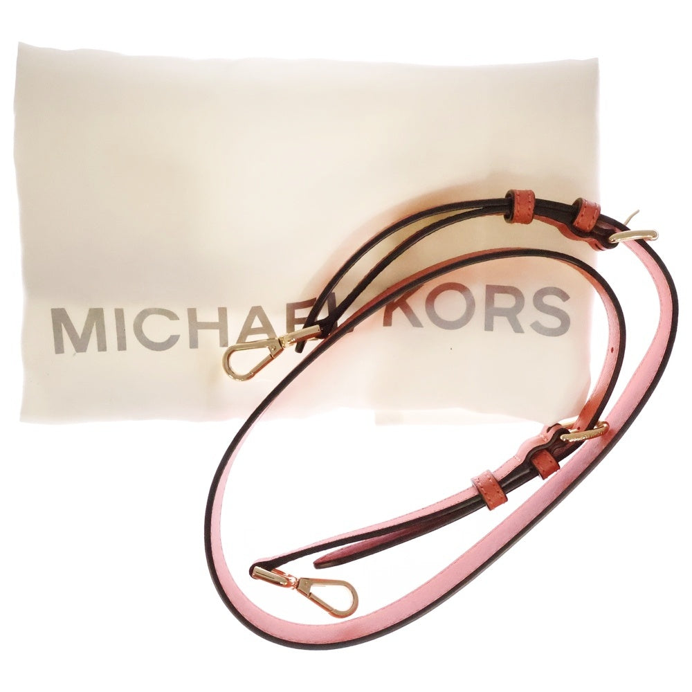 MICHAEL KORS(マイケルコース) 2WAY レザー ハンド ショルダー バッグ オレンジ レディース