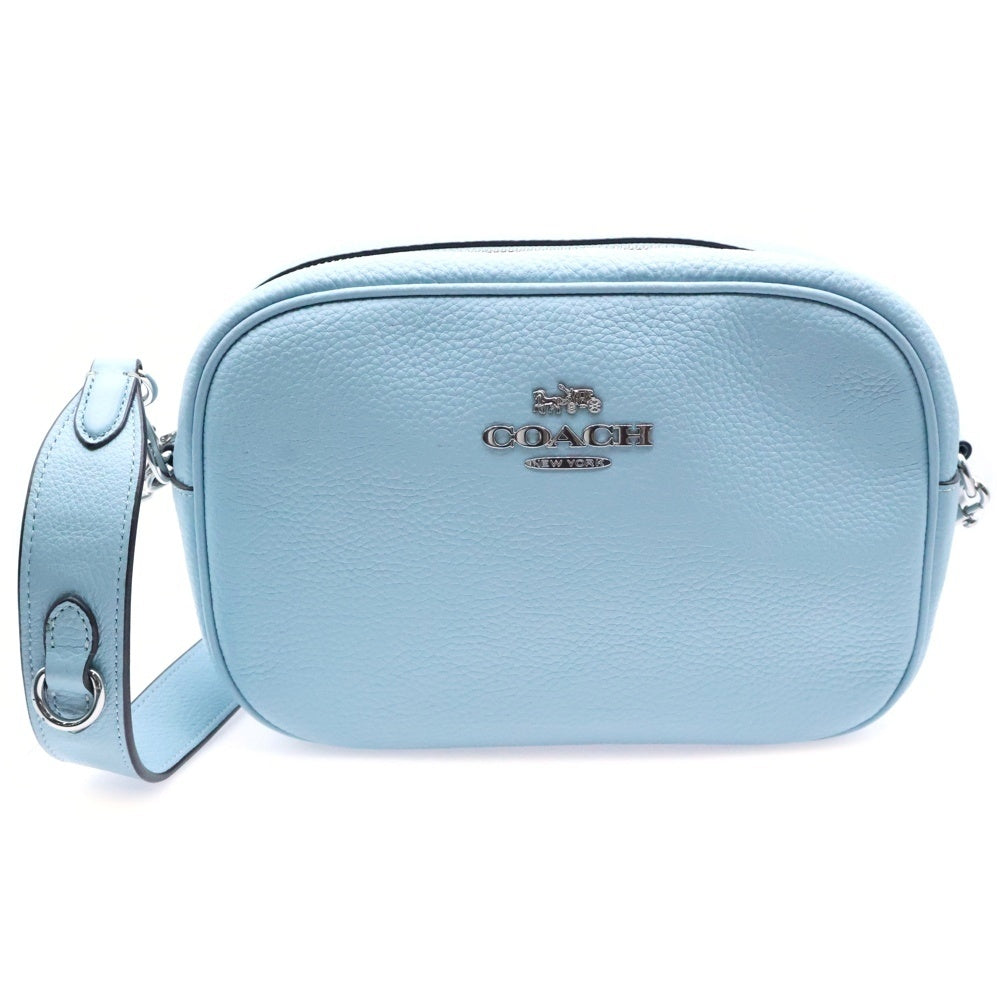 COACH(コーチ) ロゴ レザー ショルダーバッグ ブルー レディース C2261