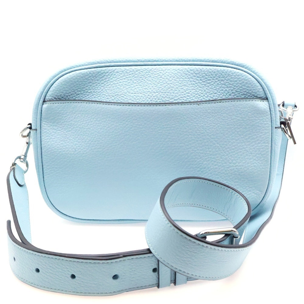 COACH(コーチ) ロゴ レザー ショルダーバッグ ブルー レディース C2261