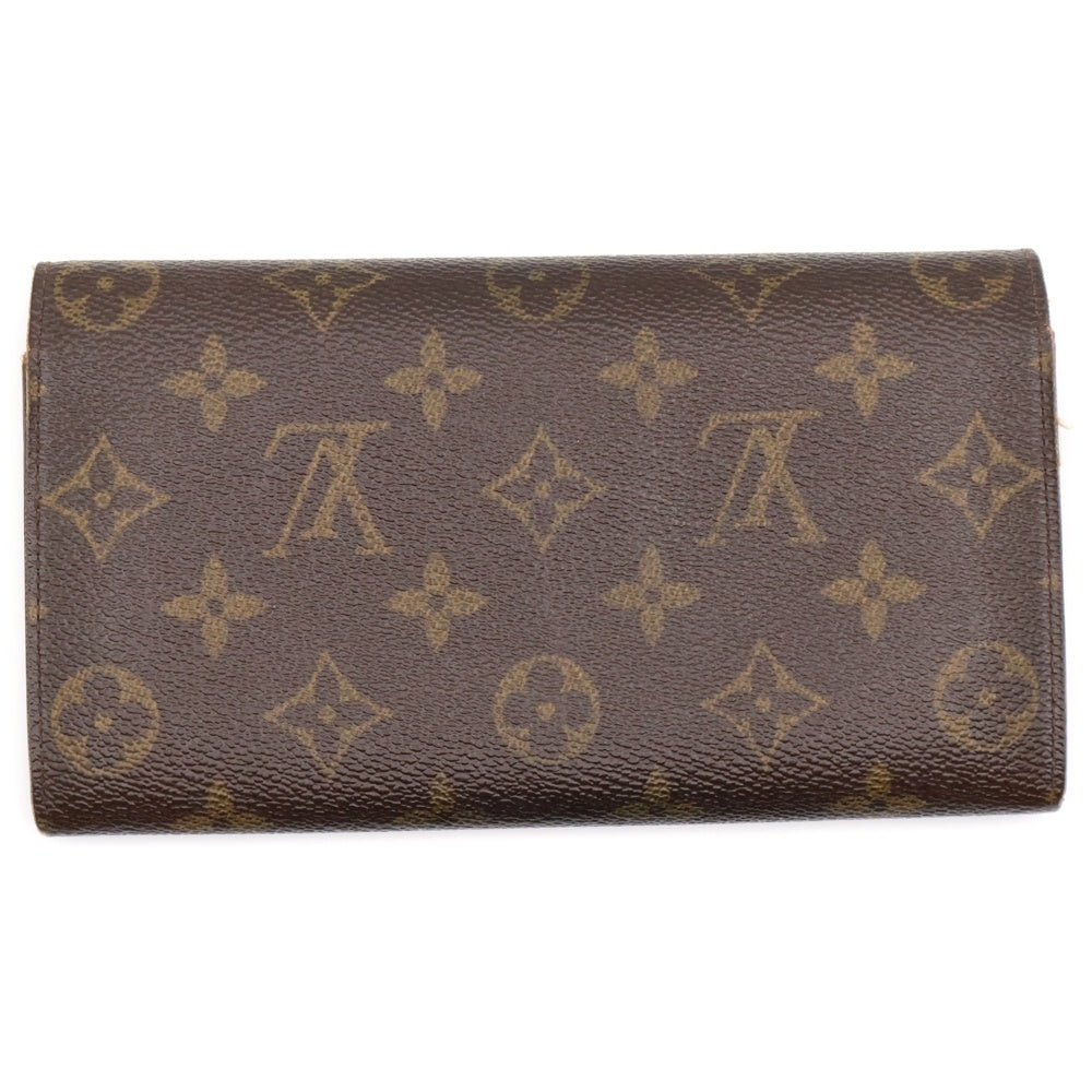 LOUIS VUITTON(ルイヴィトン) ポシェット ポルト モネ クレディ PVCレザー ロングウォレット 財布 ブラウン M61725 TH1003