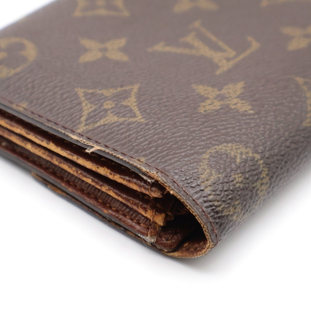 LOUIS VUITTON(ルイヴィトン) ポシェット ポルト モネ クレディ PVCレザー ロングウォレット 財布 ブラウン M61725 TH1003