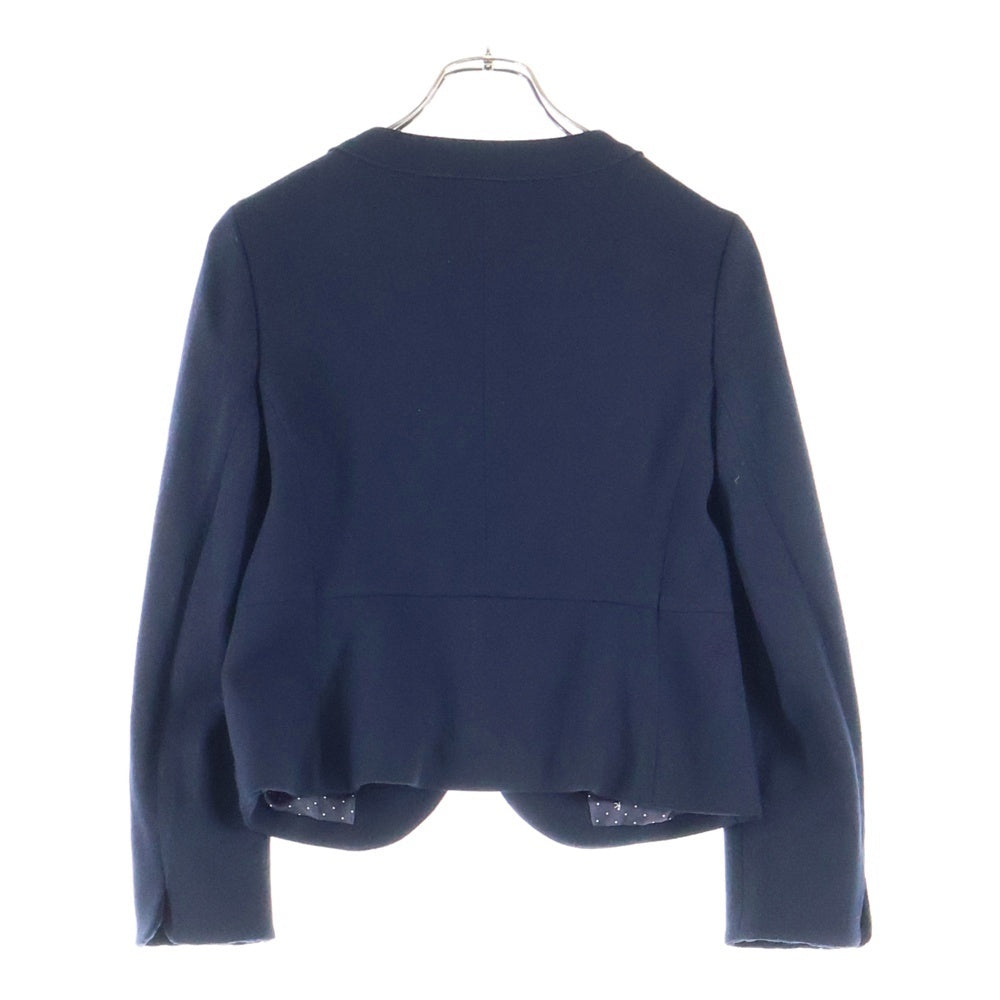 KUMIKYOKU(クミキョク) チェーン エンブロイダリー フォーマル ジャケット レディース ネイビー