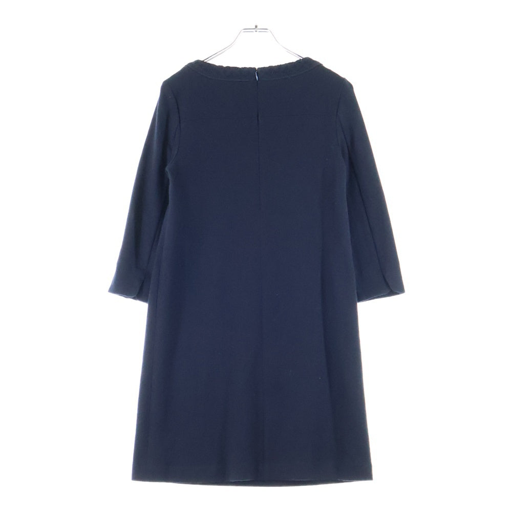 KUMIKYOKU(クミキョク) レース エンブロイダリー フォーマル ワンピース ドレス レディース ネイビー