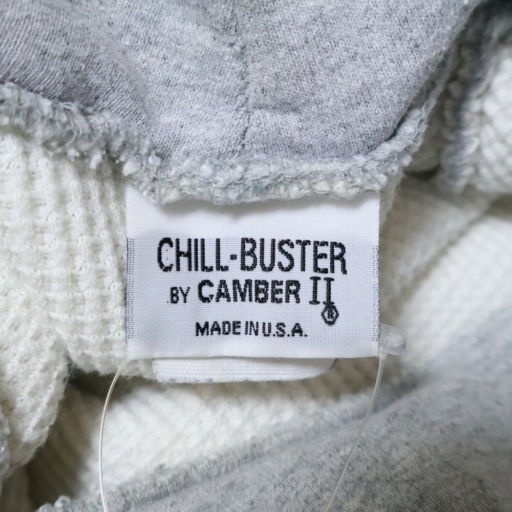 VINTAGE(ヴィンテージ) CHILL-BUSTER BY CAMBER USA製 コットンポリ スウェット プルオーバーパーカー グレー