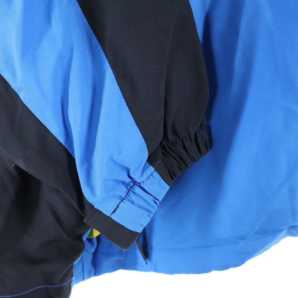 NIKE ACG(ナイキエーシージー) ロゴ刺繍 ポリエステル アノラックパーカー ジャケット ブラック/ブルー S7-05-12-ZKH