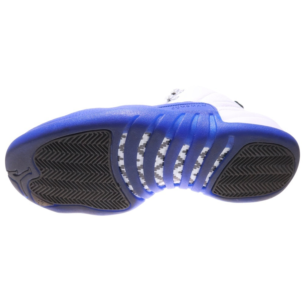 NIKE(ナイキ) AIR JORDAN 12 RETRO WHITE GAME ROYAL エアジョーダン12 レトロ ホワイトゲームロイヤル ハイカットスニーカー ホワイト/ブルー US8/26cm CT8013-140