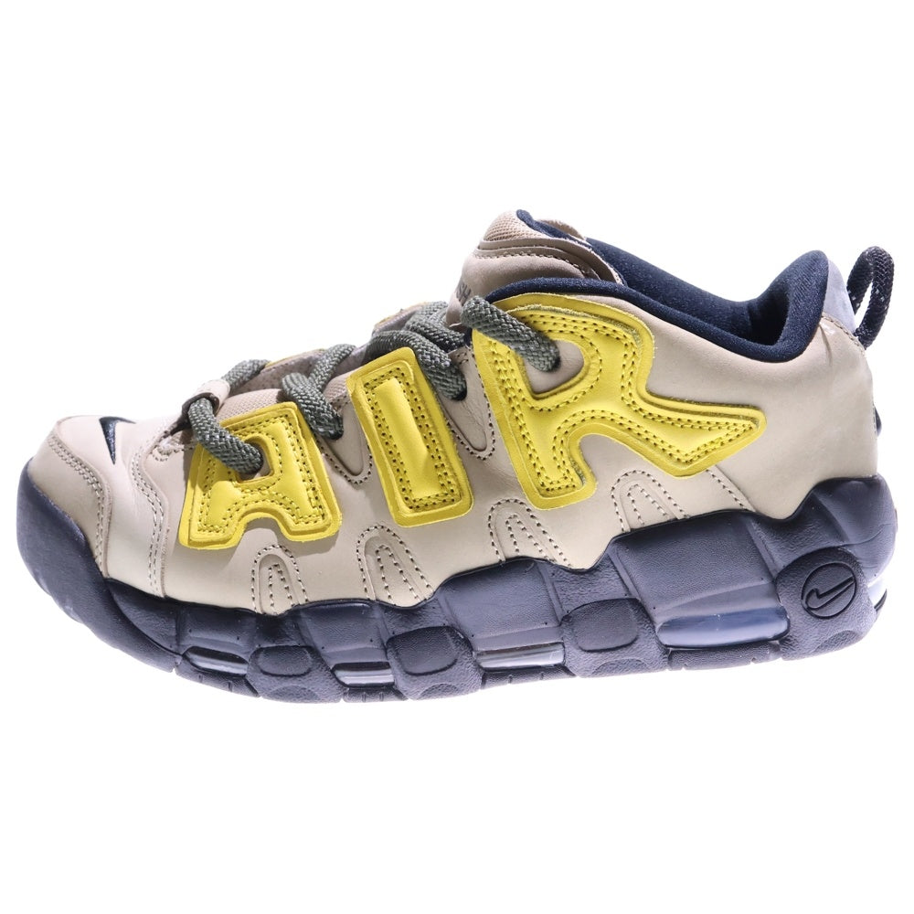 NIKE(ナイキ) ×AMBUSH AIR MORE UPTEMPO LOW VIVID SULFUR AND LIMESTONE アンブッシュ エアモア アップテンポ ローカットスニーカー US8/26cm FB1299-200