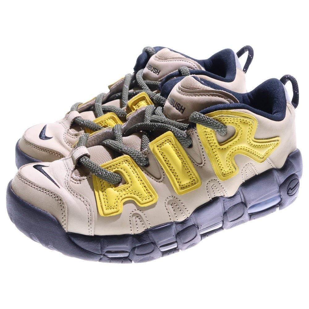 NIKE(ナイキ) ×AMBUSH AIR MORE UPTEMPO LOW VIVID SULFUR AND LIMESTONE アンブッシュ エアモア アップテンポ ローカットスニーカー US8/26cm FB1299-200