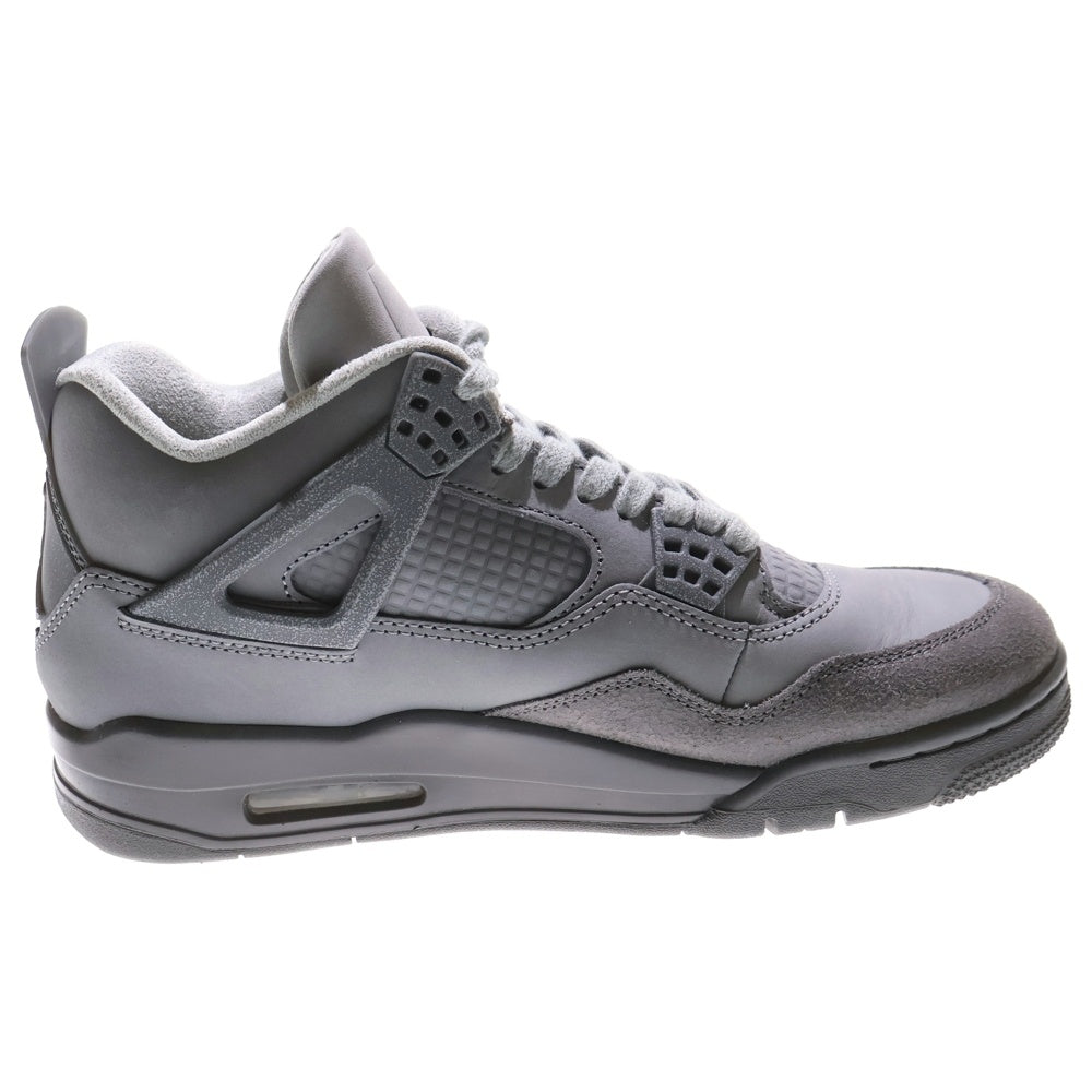 NIKE(ナイキ) AIR JORDAN 4 RETRO SE WET CEMENT エアジョーダン4 レトロ ウェットセメント ハイカットスニーカー グレー US8/26cm FQ7928-001