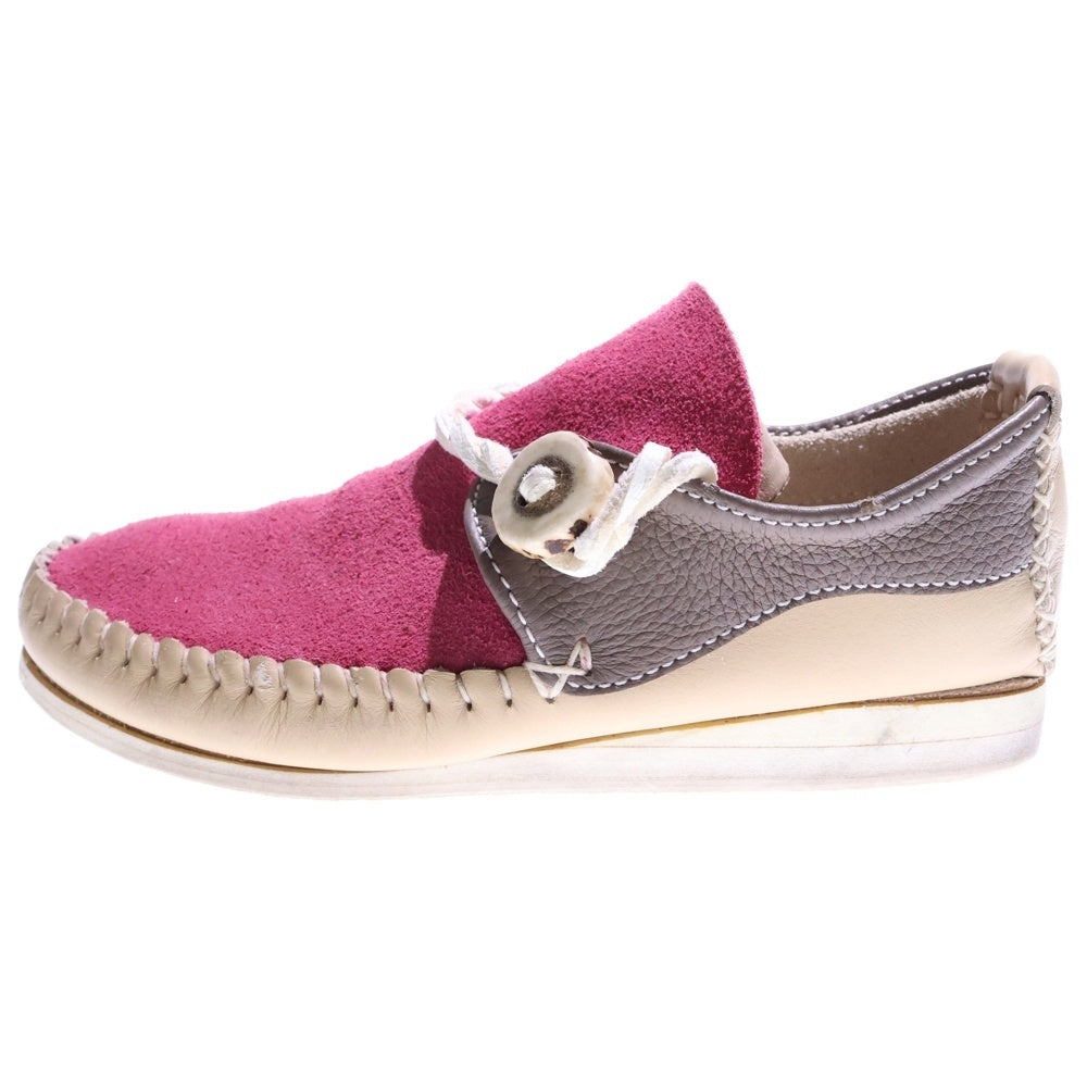 FUNNY(ファニー) MOCASSIN LAKOTA ラコタ モカシンブーツ ピンク/ベージュ