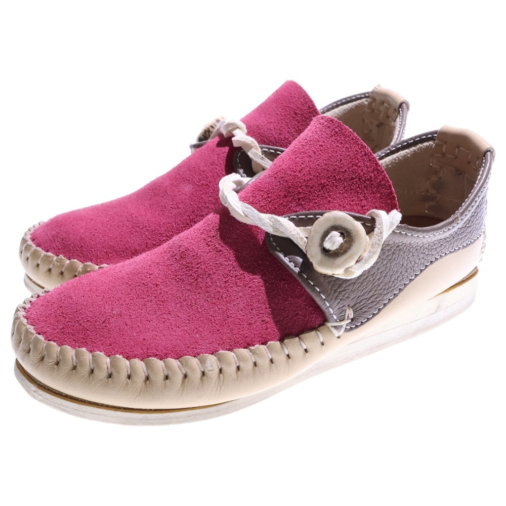 FUNNY(ファニー) MOCASSIN LAKOTA ラコタ モカシンブーツ ピンク/ベージュ