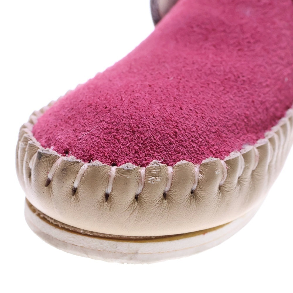 FUNNY(ファニー) MOCASSIN LAKOTA ラコタ モカシンブーツ ピンク/ベージュ
