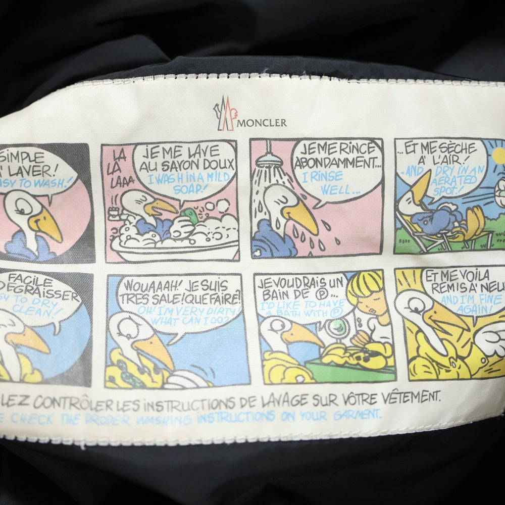 MONCLER(モンクレール) 17AW MIRIELON ミリエロン ロゴワッペン ダウンコート ブラック レディース C20934999005 54155