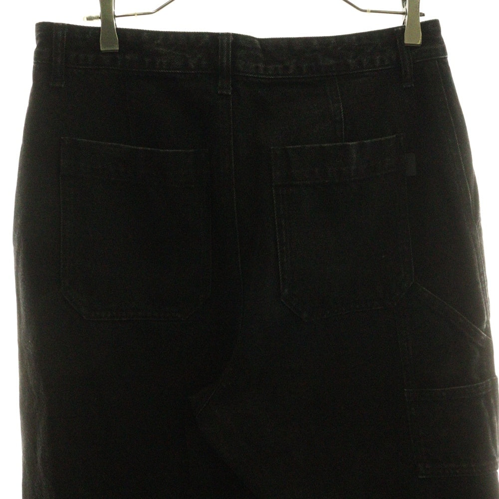 juun.j(ジュン ジェイ) POCKET DETAILED DENIM PANTS マルチポケットディティール ジップアップ デニム カーゴパンツ ブラック