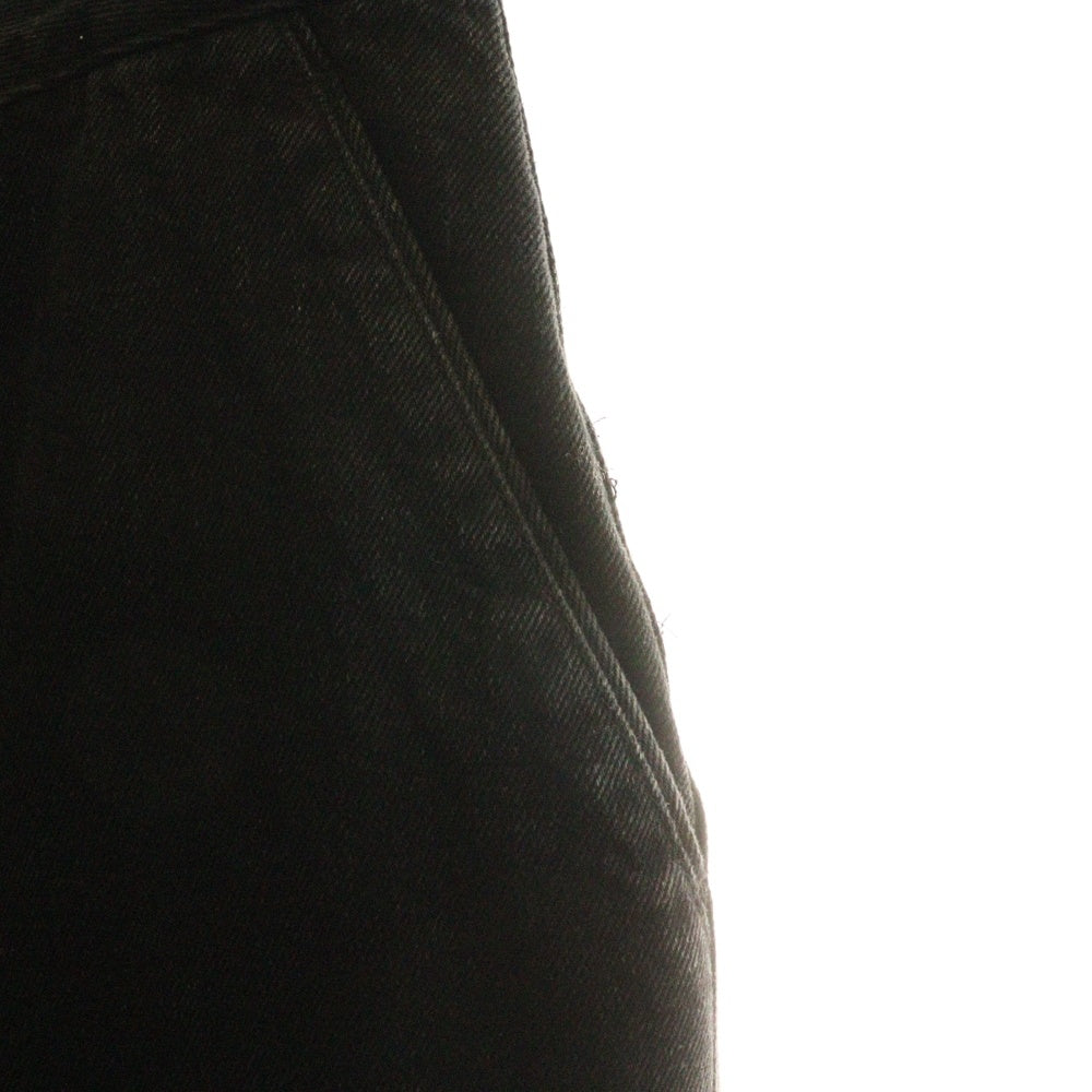 juun.j(ジュン ジェイ) POCKET DETAILED DENIM PANTS マルチポケットディティール ジップアップ デニム カーゴパンツ ブラック