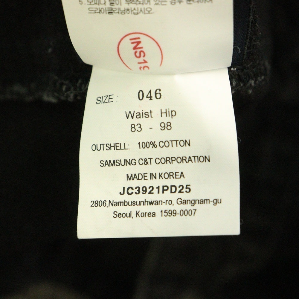 juun.j(ジュン ジェイ) POCKET DETAILED DENIM PANTS マルチポケットディティール ジップアップ デニム カーゴパンツ ブラック