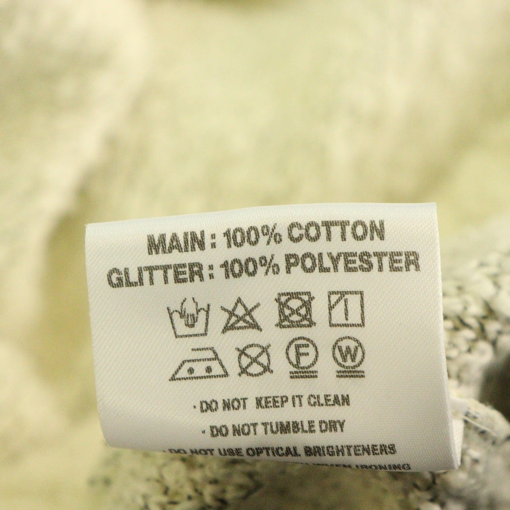 NO BRAND(ノーブランド) TATTOO STUDIO YAMADA タトゥースタジオヤマダ SPIDERWEB BOUCLE COTTON CARDIGAN スパイダーウェブ コットンニット カーディガン ホワイト