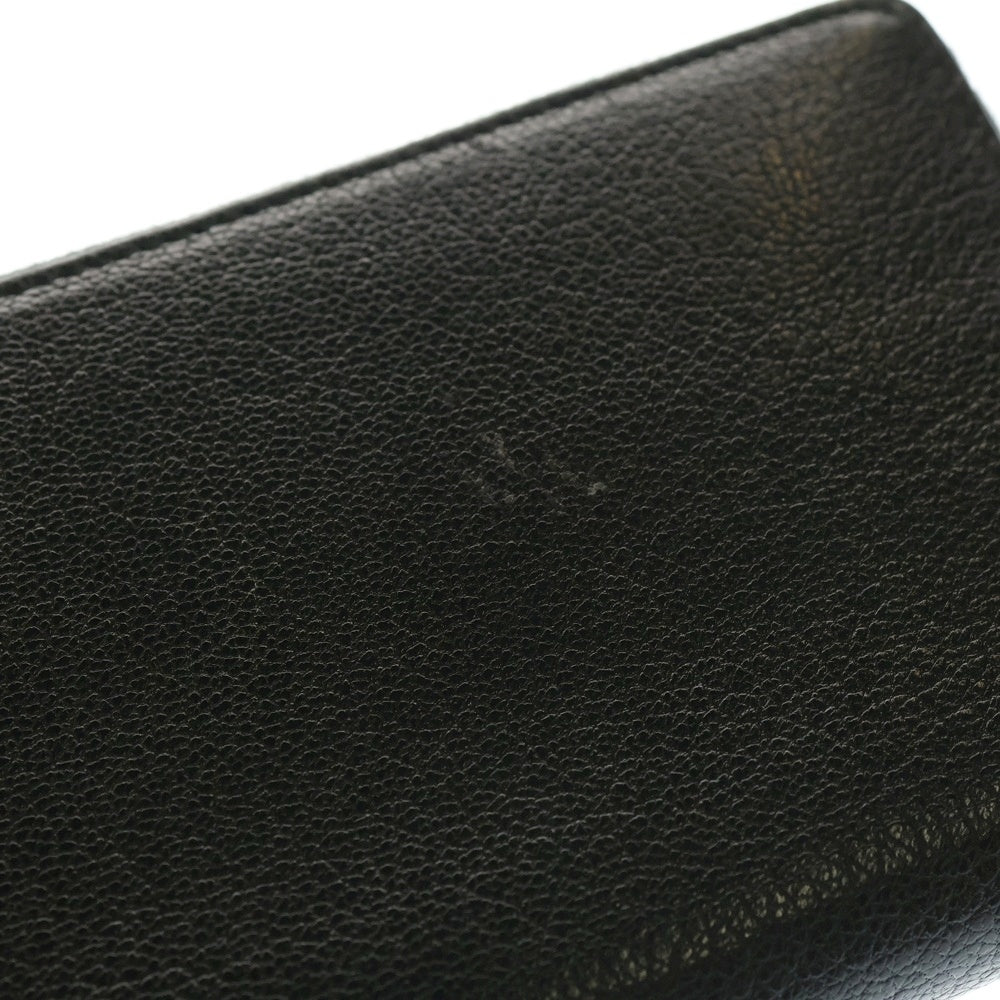 BALENCIAGA(バレンシアガ) CLASSIC METALIC EDGE クラシックメタリックエッジ ラウンドファスナー ロングウォレット 長財布 ブラック ゴールド金具 390187