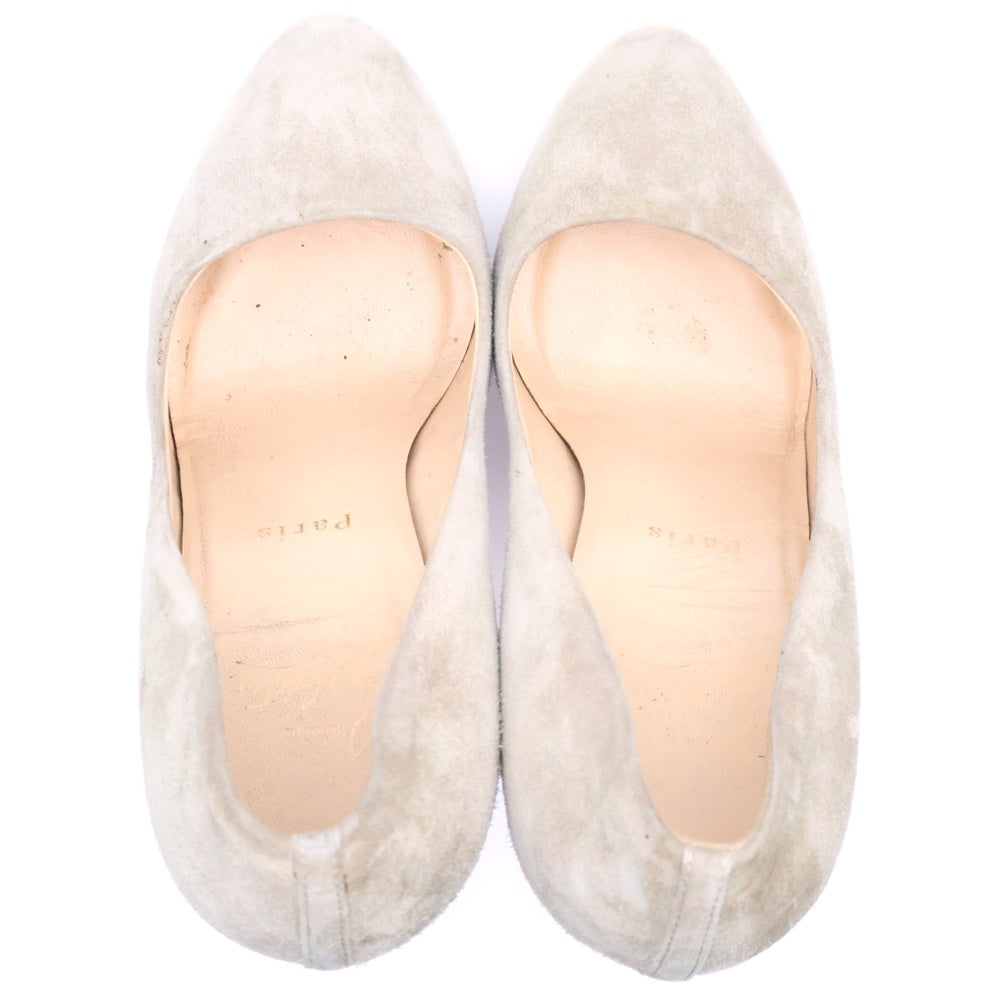 CHRISTIAN LOUBOUTIN(クリスチャンルブタン) イタリア製 スエード ハイヒールパンプス ベージュ レディース