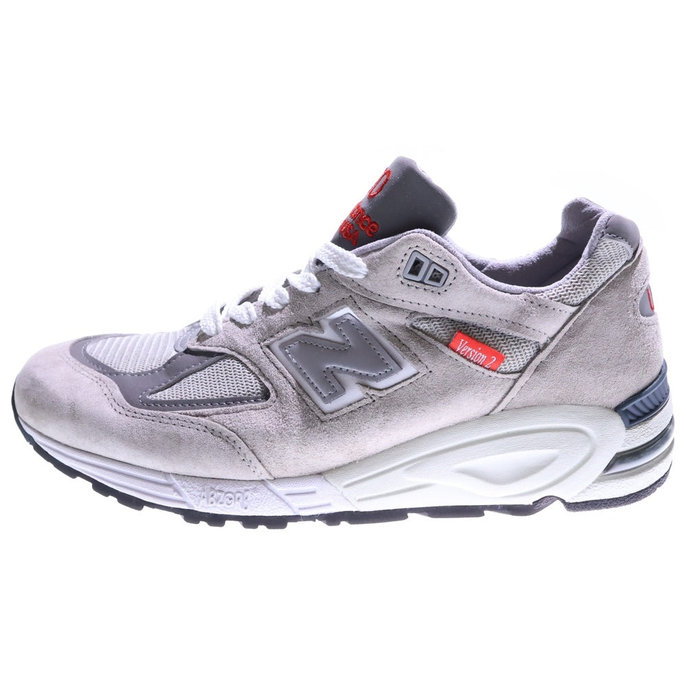 New Balance(ニューバランス) M990VS2 スウェード切り替え ローカットスニーカー グレー US9.5/27.5cm