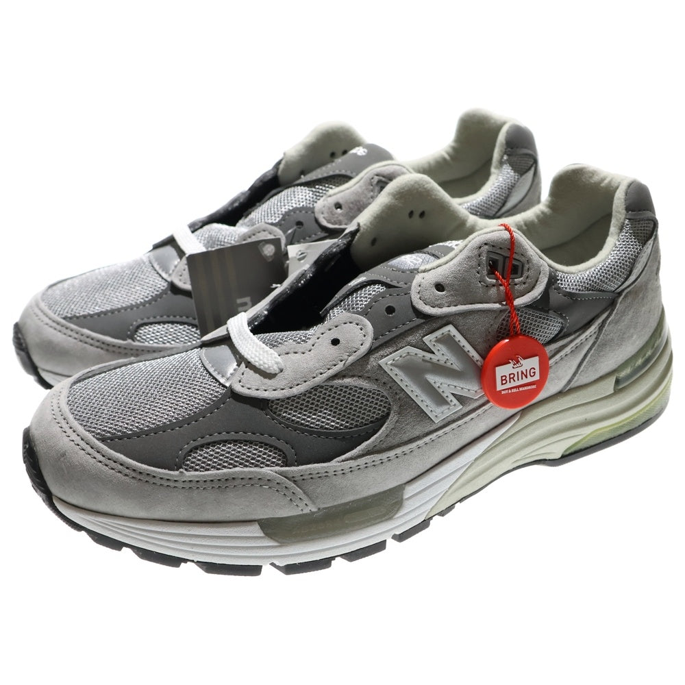 New Balance(ニューバランス) M992GR スウェード切り替え ローカットスニーカー グレー US9.5/27.5cm